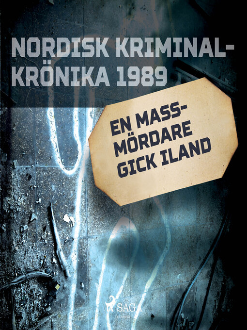 Title details for En massmördare gick iland by Diverse - Wait list